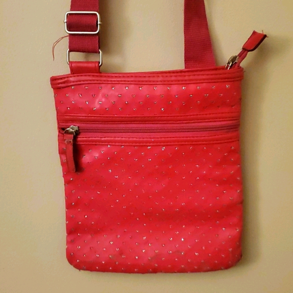 Bright pink sparkly purse for divas